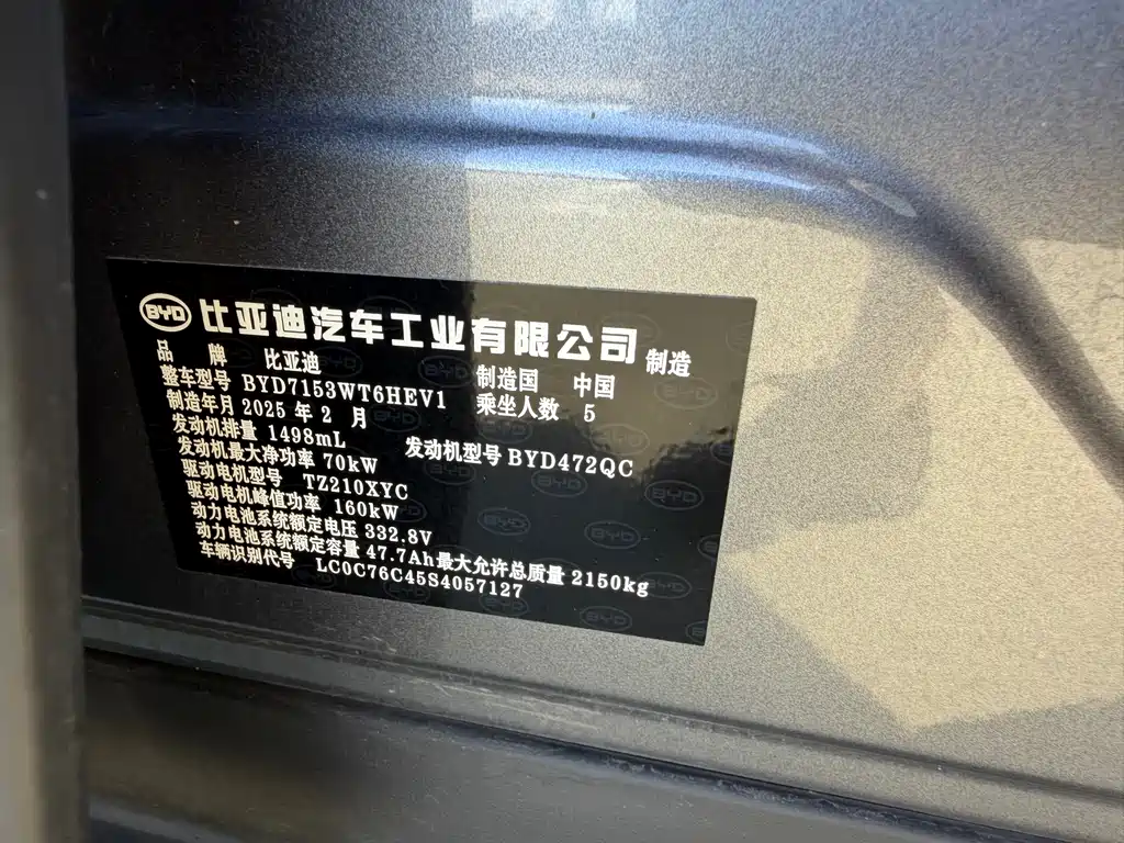 Qin L DM-i Smart Drive 120 KM Transcend