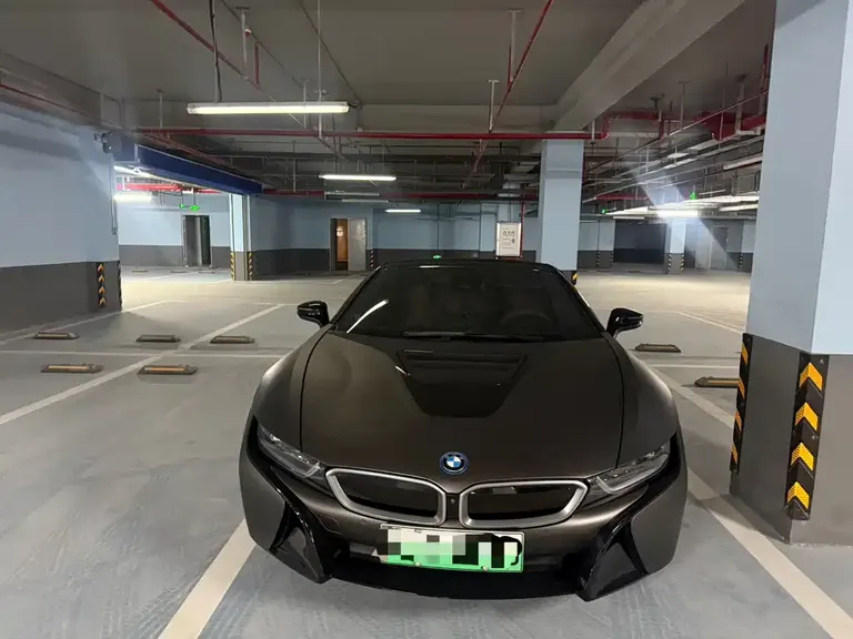 BMW i8 Convertible Sports Car