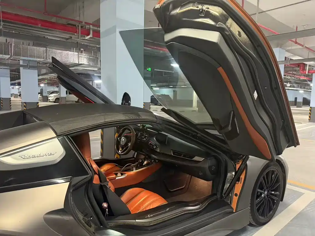 BMW i8 Convertible Sports Car